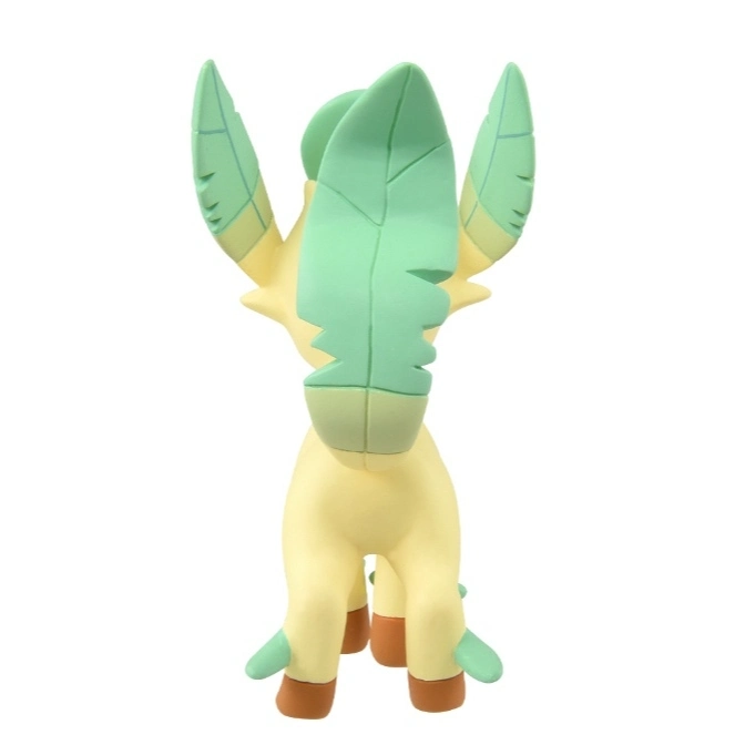  Leafeon toy figure with leaf-like ears and tail, standing.