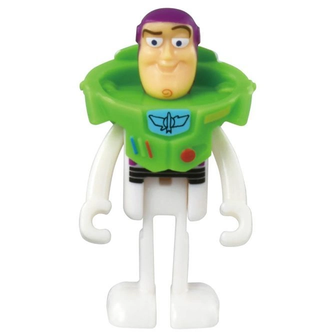  Buzz Lightyear toy figure with green and white spacesuit.