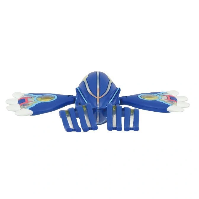  Blue Kyogre toy with white accents and outstretched arms.