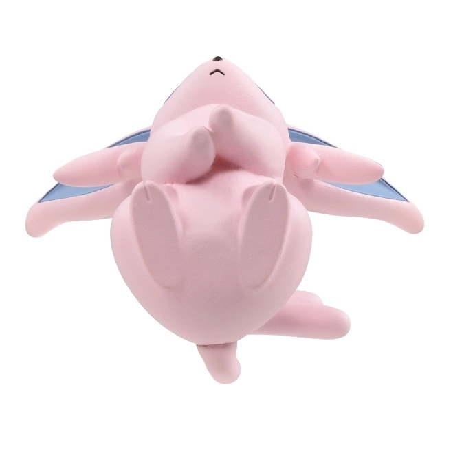  Pink Sylveon Pokémon toy lying on its back with paws up.