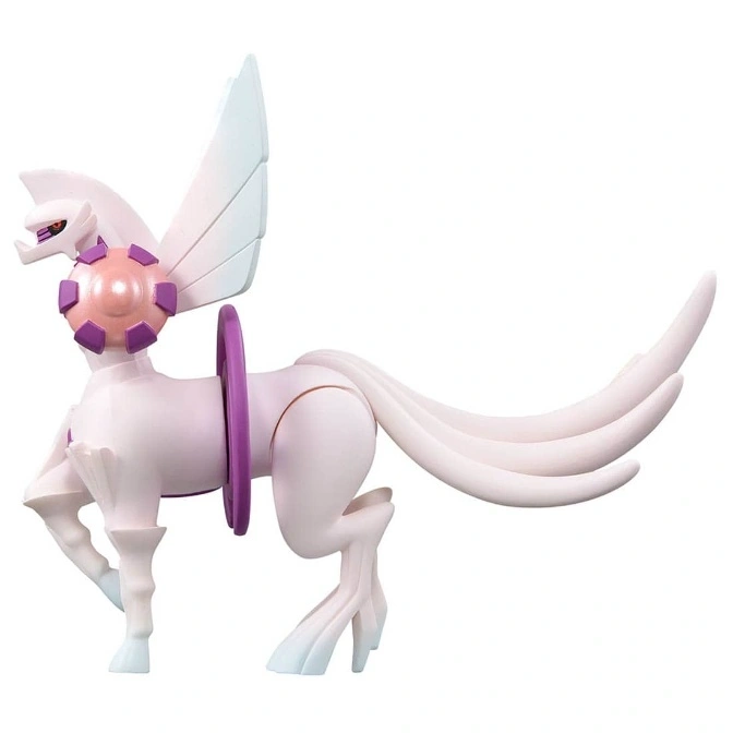  Arceus Pokémon toy figure with wings and purple ring.