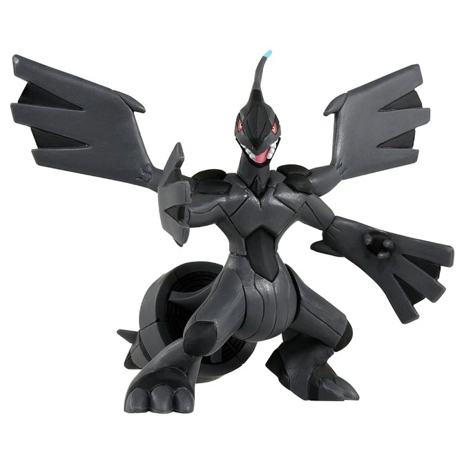  Black Kyurem Pokémon figure with wings outstretched, ready for battle.