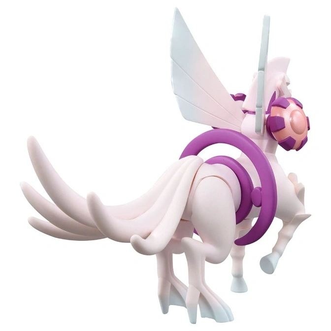  Arceus toy with wings and purple accents.