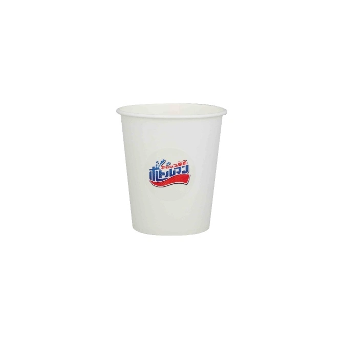  Paper cup with a vintage Japanese drink logo.