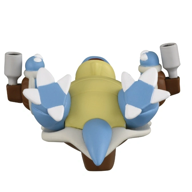  Blastoise Squirtle Squad figure with cannons raised, ready to spray water.