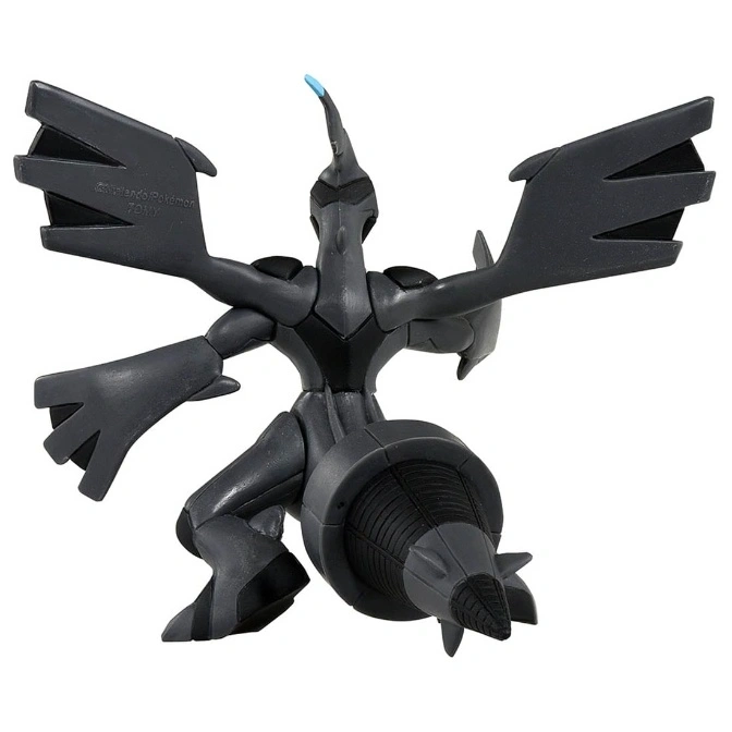  Zekrom toy figure with wings and a drill-like tail.