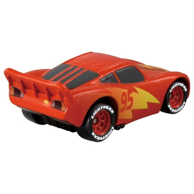  Red toy car with the number 95 and Lightyear tires.