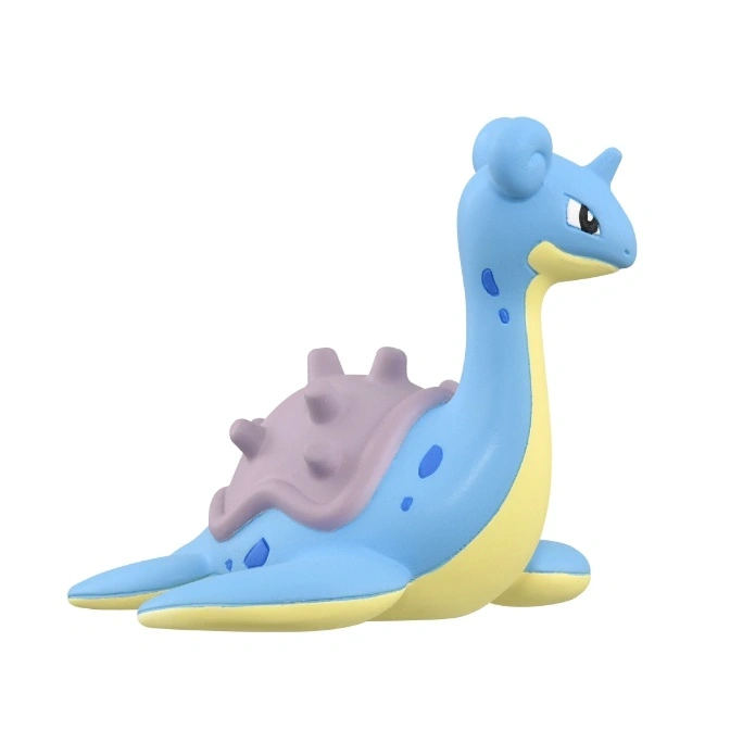  Lapras Pokémon toy figure with a blue body and a spiky shell.