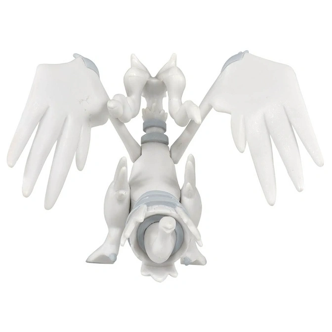  White Reshiram Pokémon toy with outstretched wings.