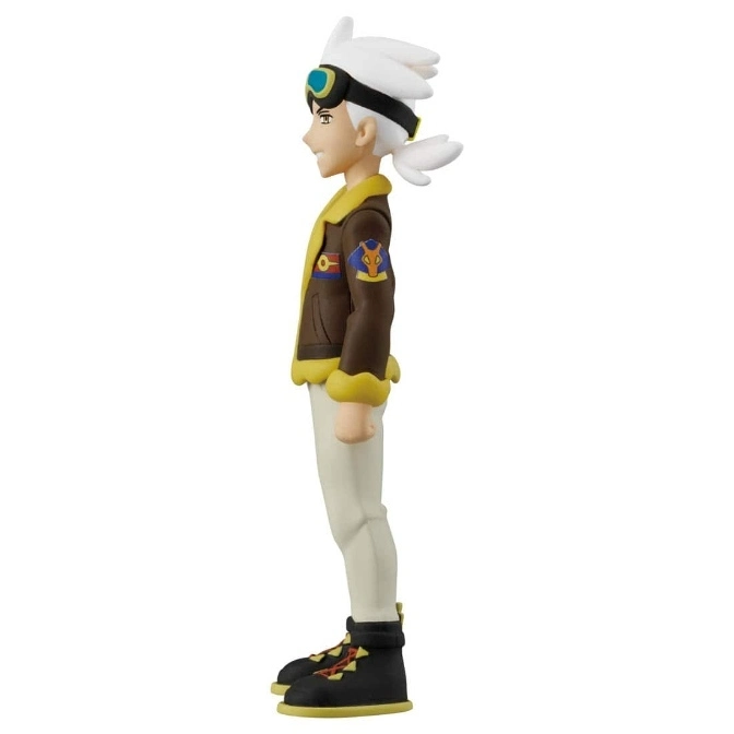 Clay doll of character Volkner in aviator jacket, goggles, and boots.