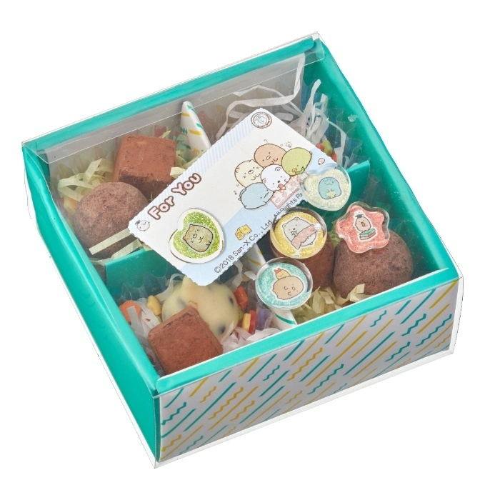  Box of Sumikko Gurashi themed sweets and chocolates with a "For You" card.
