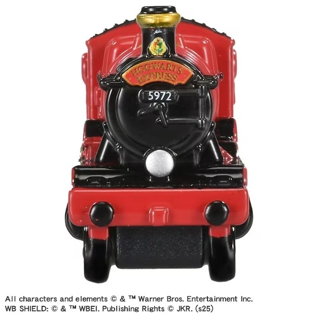  Toy Hogwarts Express train with the number 5972 on the front.