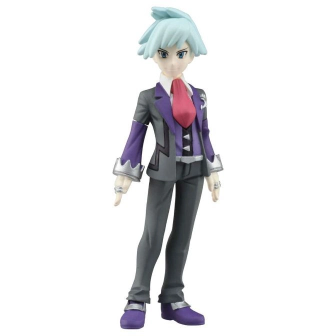  Steven Stone figurine with light blue hair, wearing a suit and tie, standing upright.