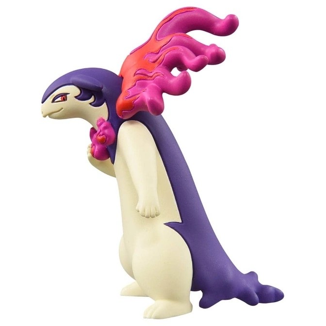  Typhlosion Pokemon figure with purple and pink flames.