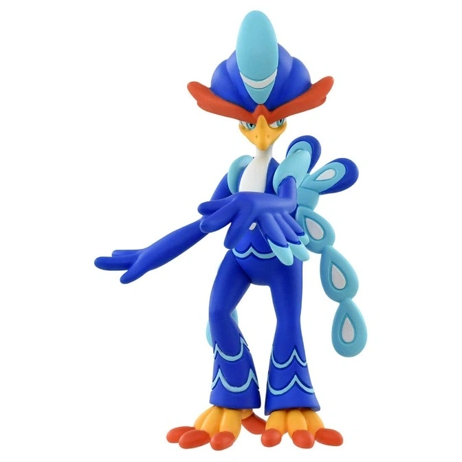  Cobalion Pokémon figure with blue body, orange accents, and a determined stance.