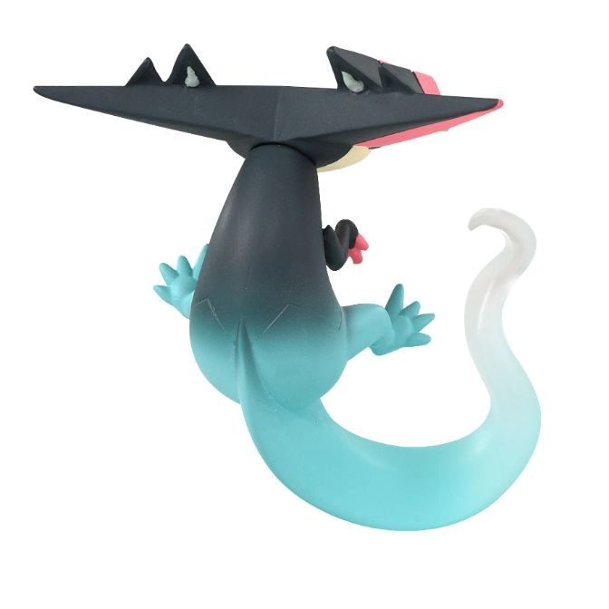 Dragapult Pokémon toy figure with blue body and translucent tail.