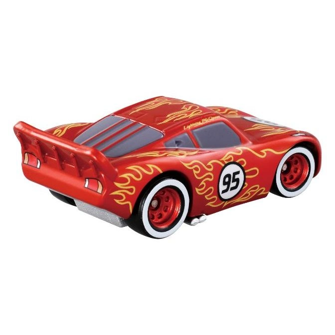  Red toy car with flames and the number 95.