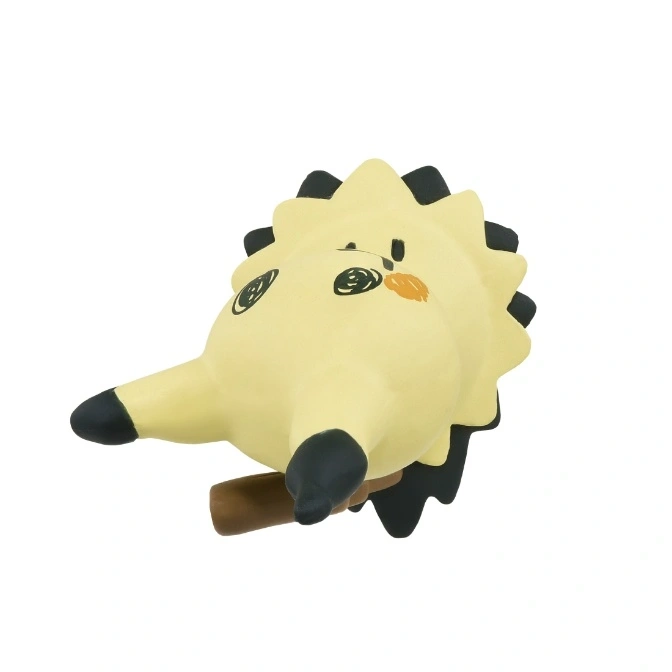  Togedemaru plush toy with yellow body, black accents, and a cute, stylized face.