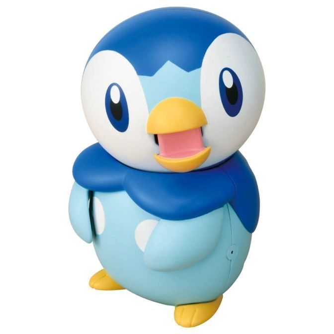Piplup toy figure with blue and yellow details.