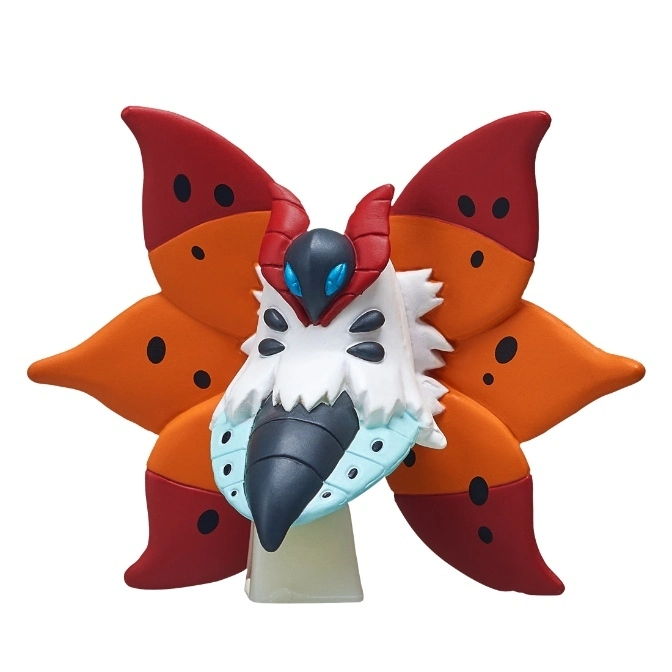  Volcarona toy figure with red, orange, and white coloring.