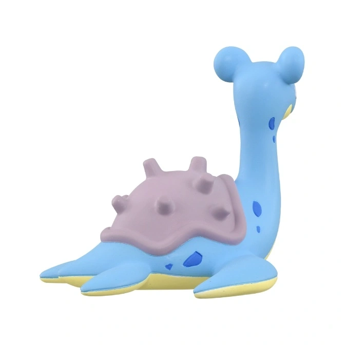  Lapras Pokémon toy figure with a lavender shell and blue body.