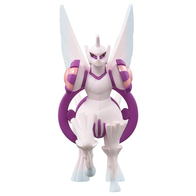  Palkia action figure with purple accents and white wings.