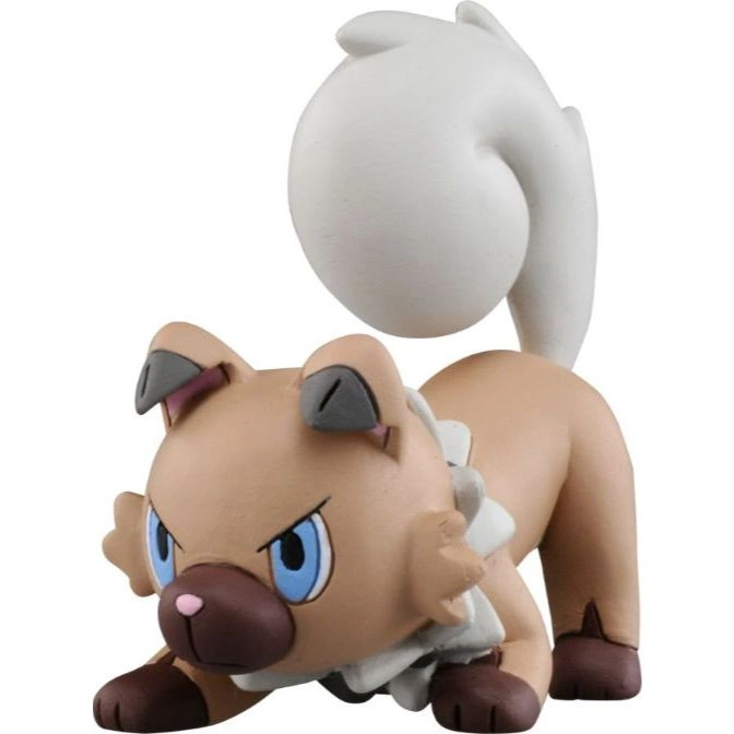 Rookidee Pokémon toy figure in a playful pose with a curled tail.