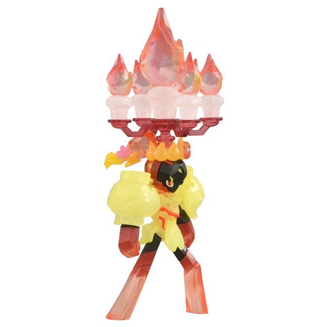  Flame Princess Adventure Time toy figure holding a candelabra.