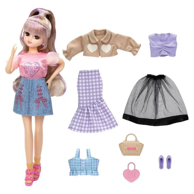 Licca LD-03 1 week outfit Gift Set