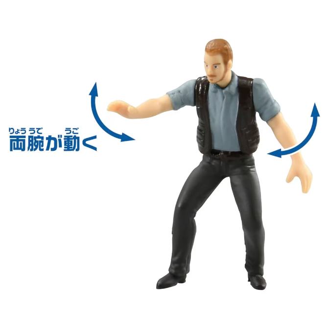  Owen Grady action figure with movable arms.