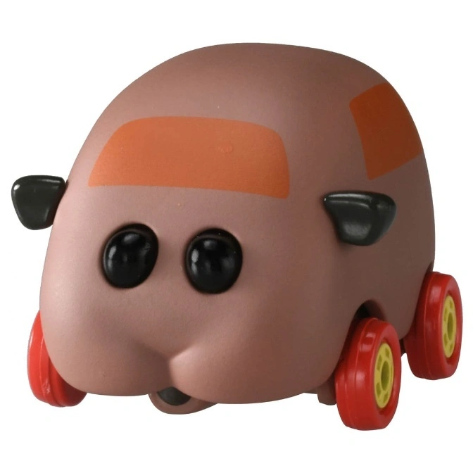 Molcar toy car with orange accents and red wheels.