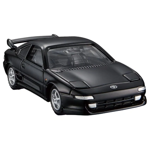  Black Toyota MR2 toy car with spoiler.