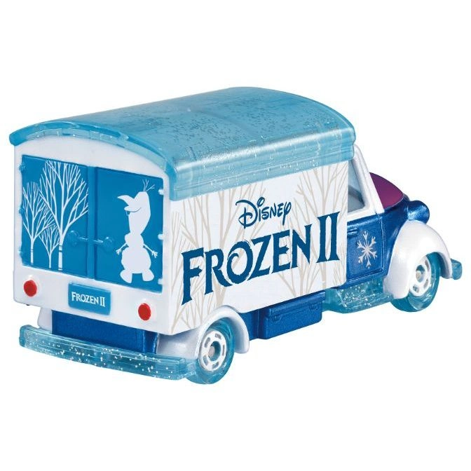  Frozen II toy truck with Olaf and wintery design.