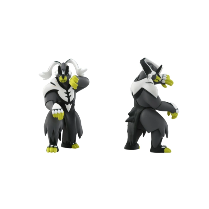 Two Urshifu Rapid Strike Style figures, one with raised fist.