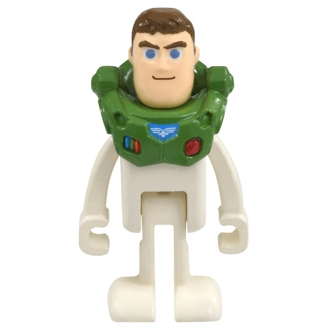  Toy Story Buzz Lightyear toy figure with green armor and white body.