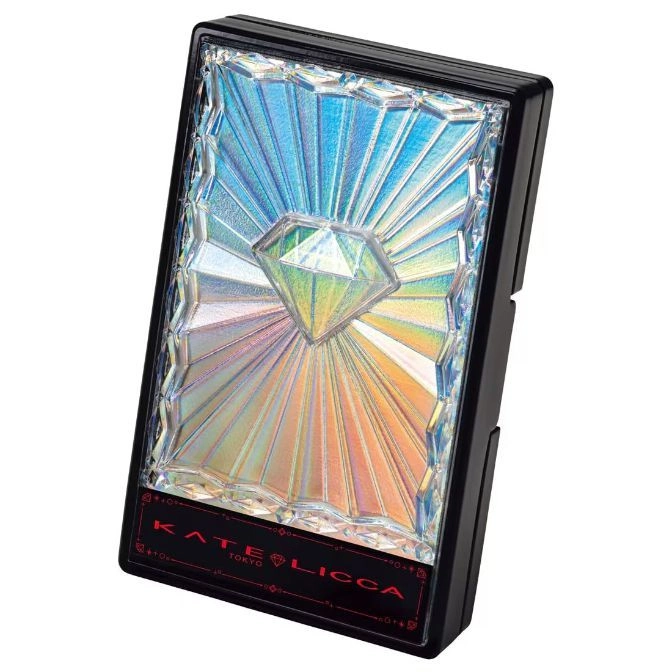  KATE Tokyo Licca makeup palette with diamond design and iridescent colors.