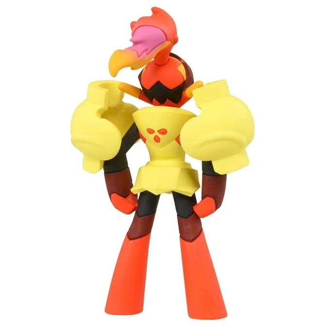  Torracat-inspired toy figure with yellow arms and orange legs.