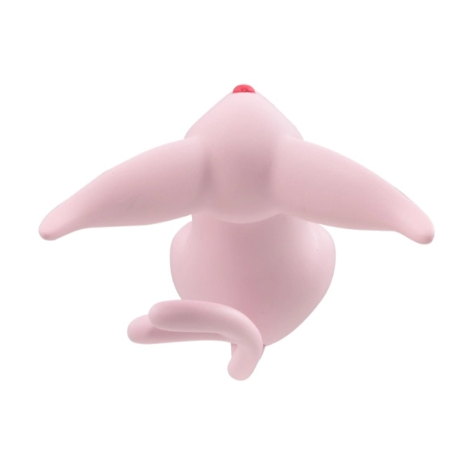  Pink Piglet toy with outstretched ears and curled tail, viewed from above.