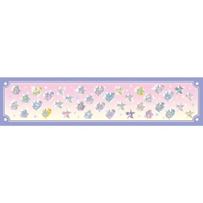  Sumikko Gurashi wizard-themed gems and stars on a pastel background.